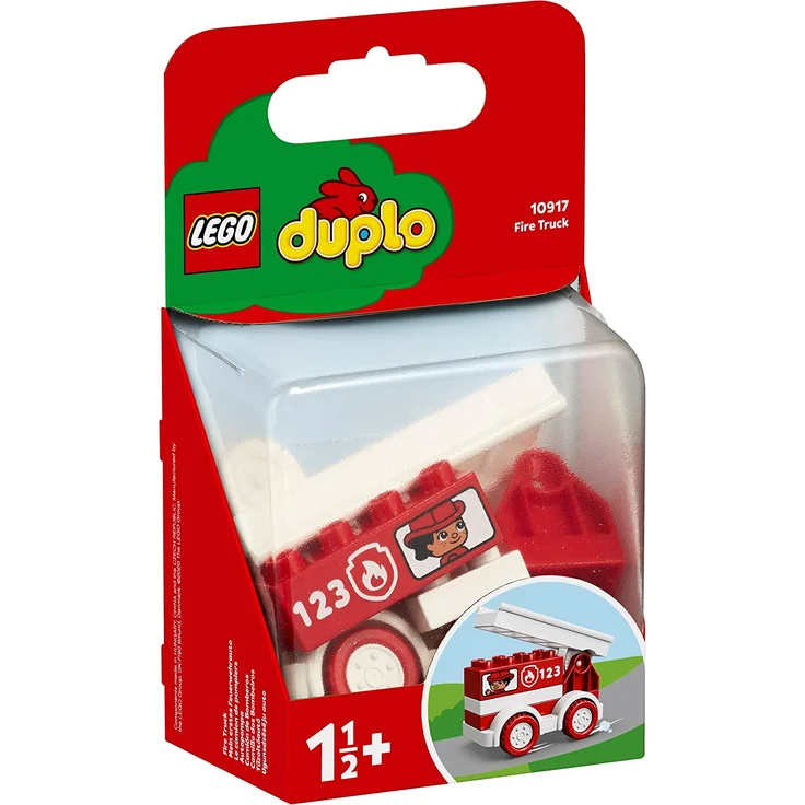LEGO 10917 DUPLO Mein erstes Feuerwehrauto, Feuerwehrauto Starter-Set für Kleinkinder im Alter von 1, 5 Jahren – Bild 8