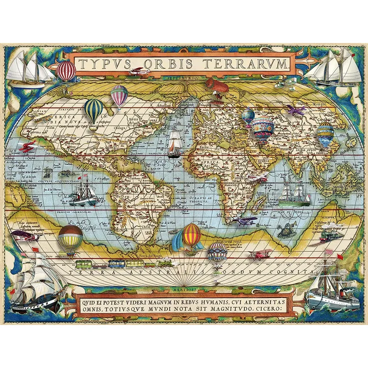 Ravensburger Around the World 2000 Stück(e) Landkarten 14 Jahr(e)