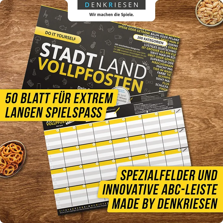 STADT LAND VOLLPFOSTEN - Do it yourself - Dein Spiel – Bild 4