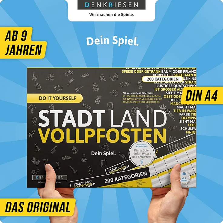 STADT LAND VOLLPFOSTEN - Do it yourself - Dein Spiel – Bild 2