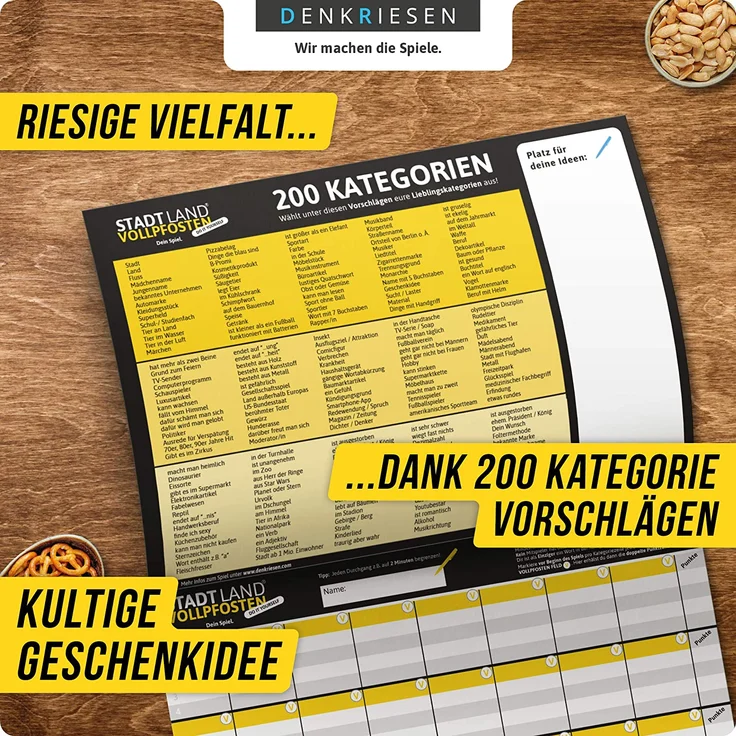 STADT LAND VOLLPFOSTEN - Do it yourself - Dein Spiel – Bild 5