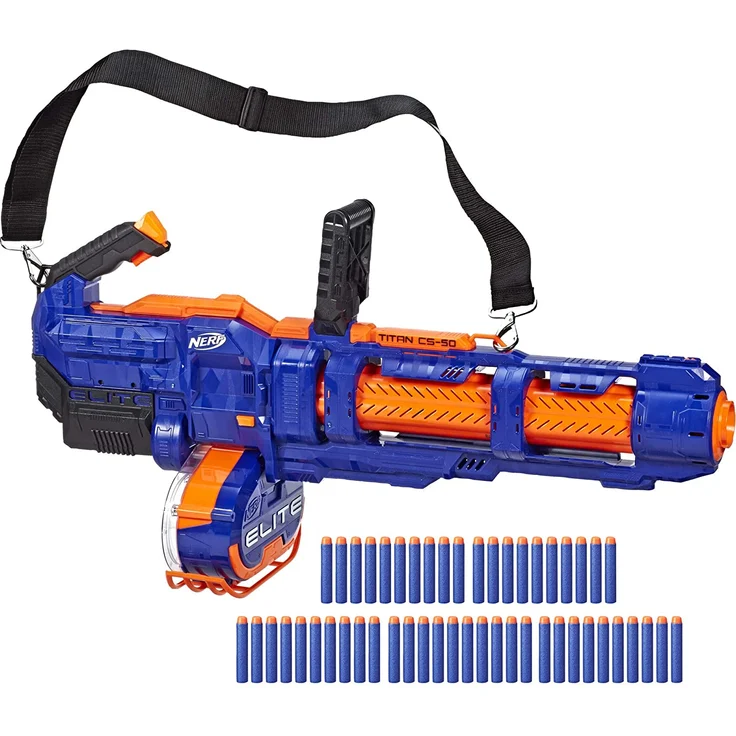 Nerf Elite E2865EU4 NER Elite Titan CS-50 Spielzeug Blaster, Mehrfarbig – Bild 1