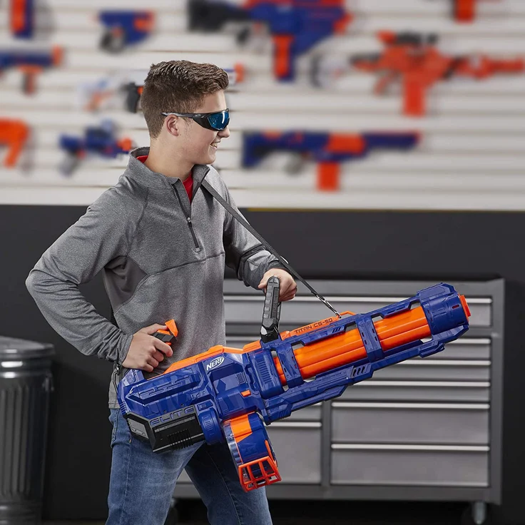 Nerf Elite E2865EU4 NER Elite Titan CS-50 Spielzeug Blaster, Mehrfarbig – Bild 5