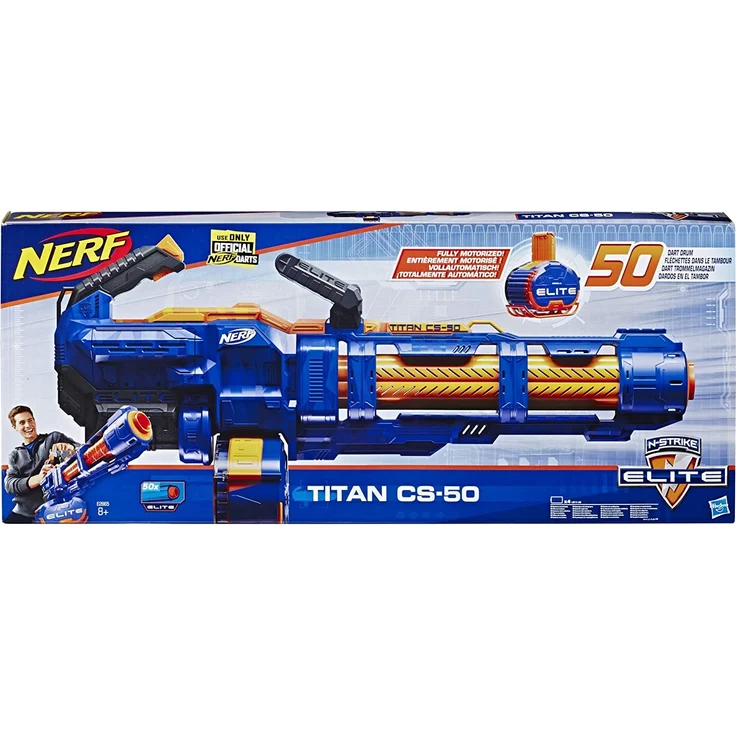 Nerf Elite E2865EU4 NER Elite Titan CS-50 Spielzeug Blaster, Mehrfarbig – Bild 3