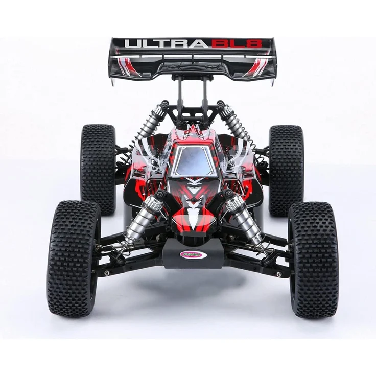 Jamara 059730 - Ultra BL8 Buggy 1:8 4WD Lipo 2,4GHz, Allrad, Brushless Motor, 60A Regler, spritzwasserfest, 60 KM/h, Öldruckstoßdämpfer, Fahrwerk einstellbar, Antriebswelle aus Stahl, fahrfertig – Bild 5