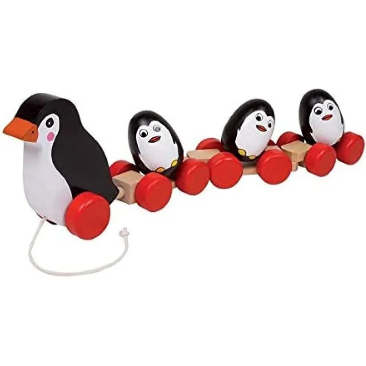 Legler small foot Ziehspielzeug Pinguinfamilie, ab 12 Monate, 2492 – Bild 1
