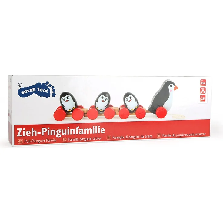 Legler small foot Ziehspielzeug Pinguinfamilie, ab 12 Monate, 2492 – Bild 3