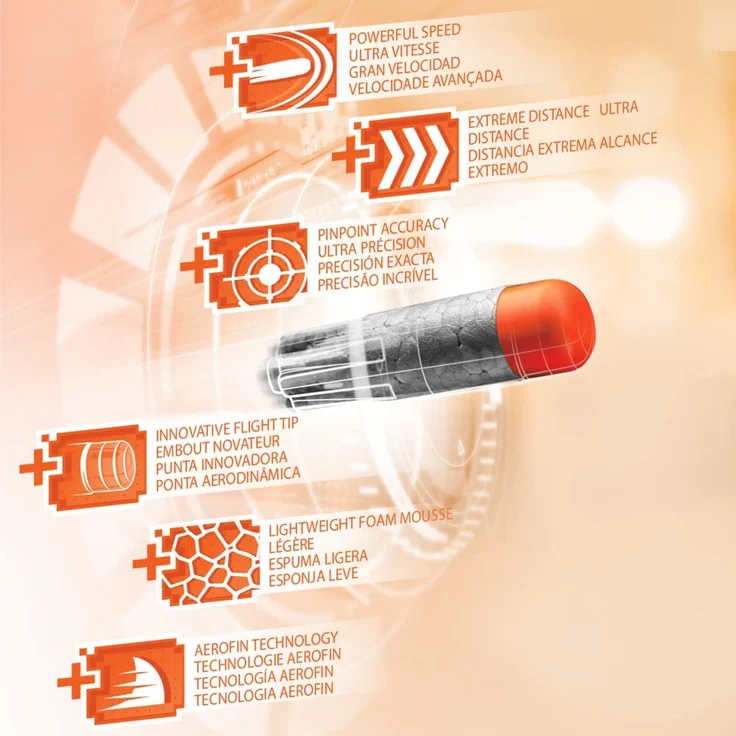 Nerf Ultra 75-Dart Nachfüllpack – der ultimative Nerf Dart Spaß – Nur mit Nerf Ultra Blastern kompatibel – Bild 5