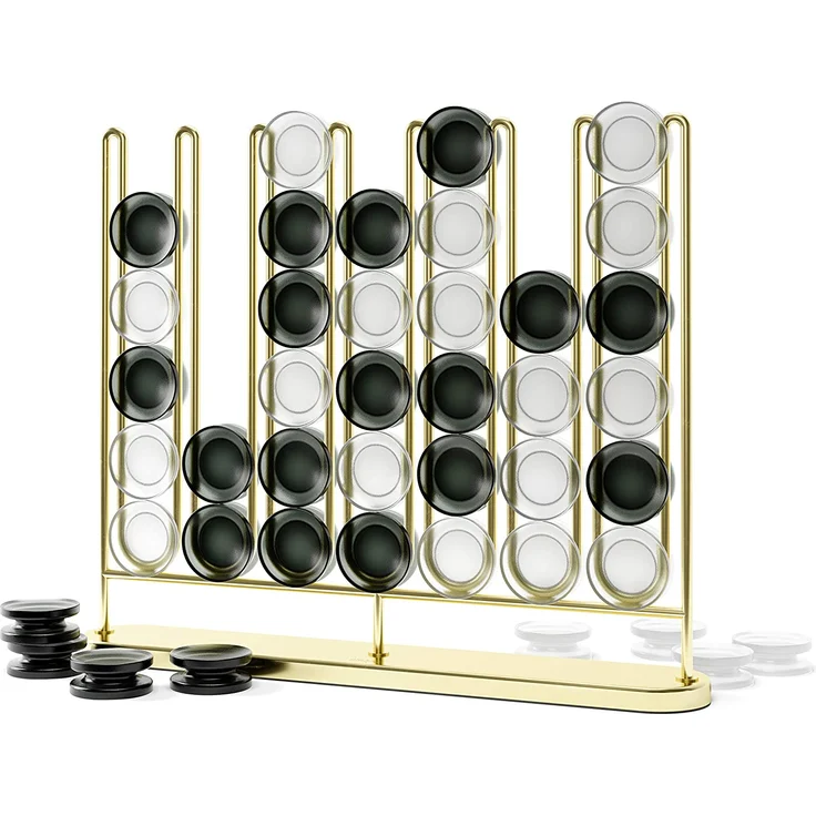 1017364-104 - STAX Vier Gewinnt Spiel, messing – Bild 1