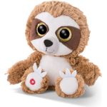 NICI 46616 Glubschis Kuscheltier Faultier Heywood 15cm, Flauschiges Plüschtier mit großen Glitzeraugen, süßes Stofftier für Kinder und Kuscheltierliebhaber