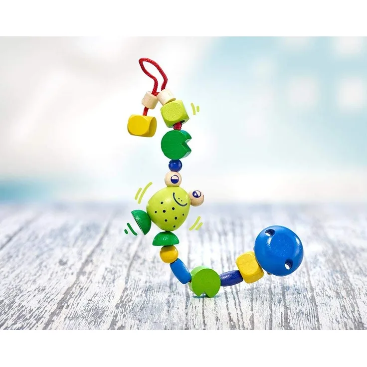 Selecta 61020 Collini Frosch, Schnullerkette, 21 cm