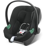 CYBEX Babyschale Aton B2 i-Size, Ab Geburt bis ca. 24 Monate, Max. 13 kg, Inkl. Neugeboreneneinlage, SensorSafe kompatibel, Volcano Black