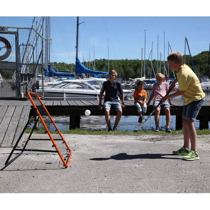 Stiga Rebounder Kicker 150 Fußball, Orange/Schwarz, 150 x 150 cm – Bild 3