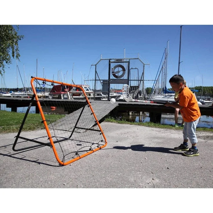 Stiga Rebounder Kicker 150 Fußball, Orange/Schwarz, 150 x 150 cm – Bild 2