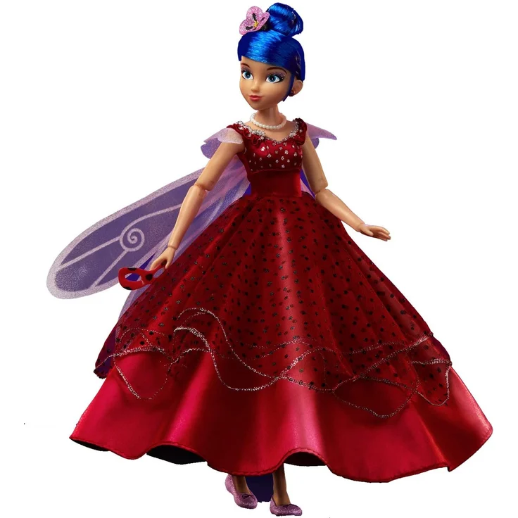 Bandai - Miraculous Ladybug und Cat Noir - Puppe - Marinette - Ladybug Ballkleid - 26 cm große artikulierte Ankleidepuppe - P50155 – Bild 7