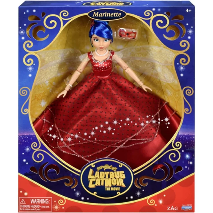 Bandai - Miraculous Ladybug und Cat Noir - Puppe - Marinette - Ladybug Ballkleid - 26 cm große artikulierte Ankleidepuppe - P50155 – Bild 6