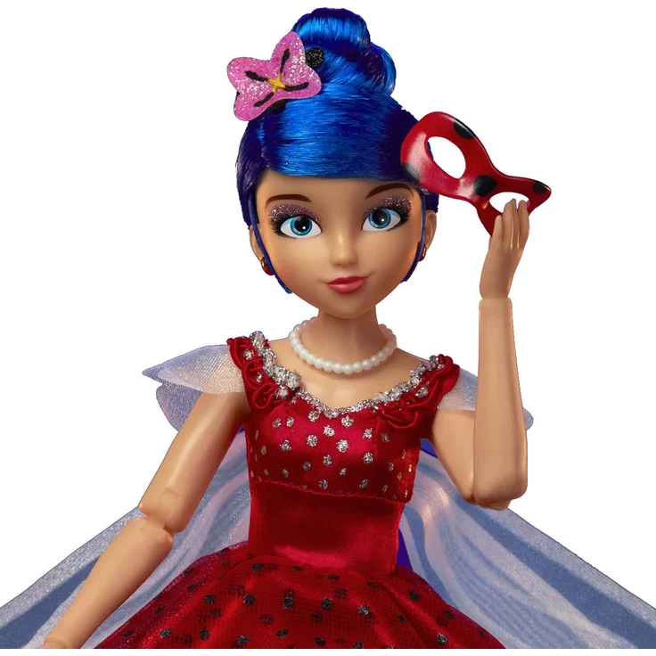 Bandai - Miraculous Ladybug und Cat Noir - Puppe - Marinette - Ladybug Ballkleid - 26 cm große artikulierte Ankleidepuppe - P50155 – Bild 10