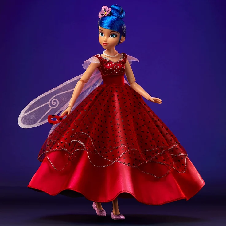 Bandai - Miraculous Ladybug und Cat Noir - Puppe - Marinette - Ladybug Ballkleid - 26 cm große artikulierte Ankleidepuppe - P50155 – Bild 9