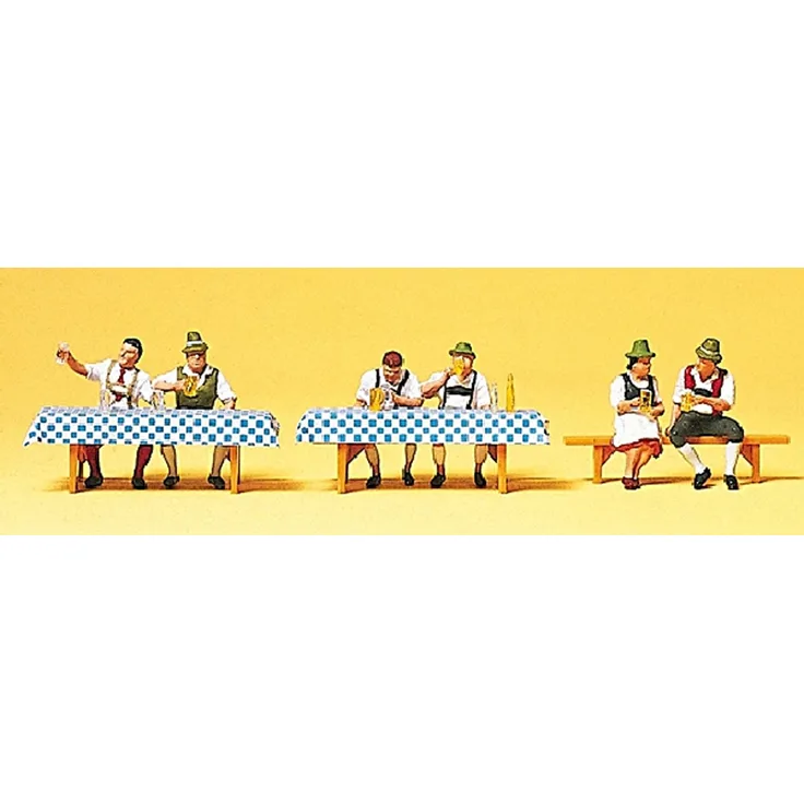 Preiser 10447 Auf dem Oktoberfest (1) Spur H0 1:87