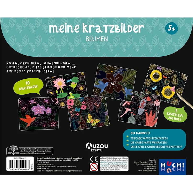 Meine Kratzbilder - Blumen – Bild 4
