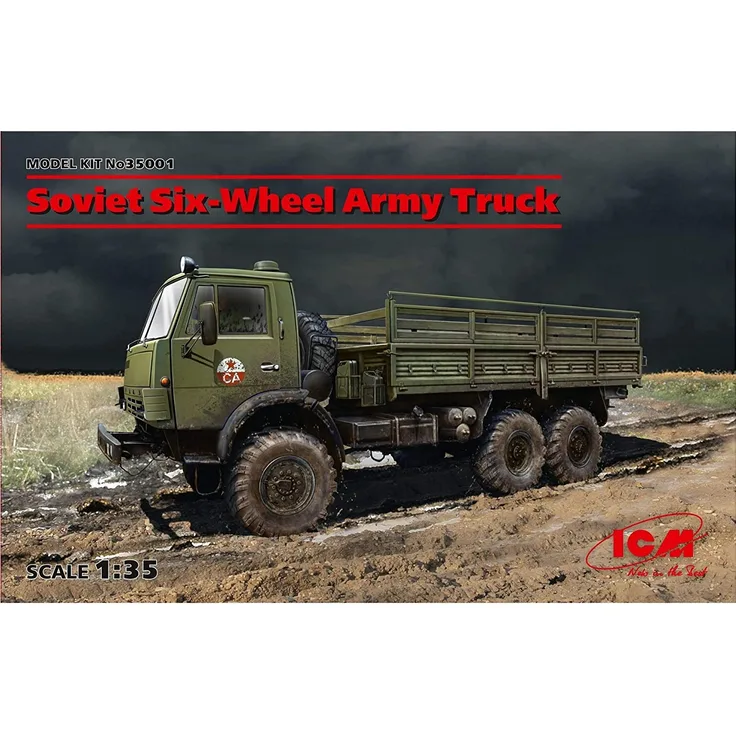 ICM 35001 Soviet Six-Wheel Army Truck(100% new mol