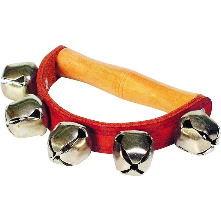 Goki UC135 - Musikinstrument - Schellenkranz mit 5 Schellen