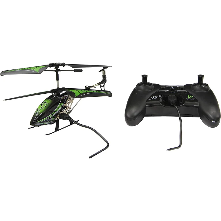 RC Gyro V2 Hubschrauber Jungen 2,4GHz 23 cm grün – Bild 9