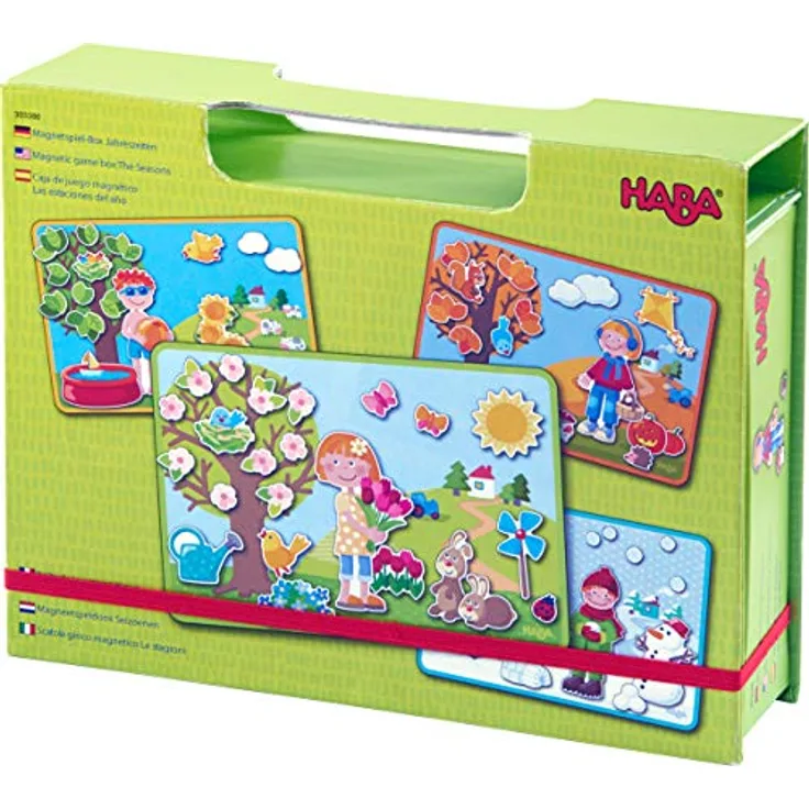 HABA Magnetspiel-Box Jahreszeiten