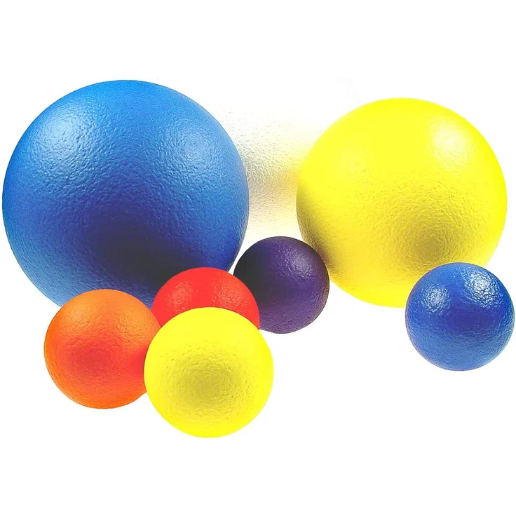 Schaumstoffball beschichtet, ø 9 cm, rot – Bild 3