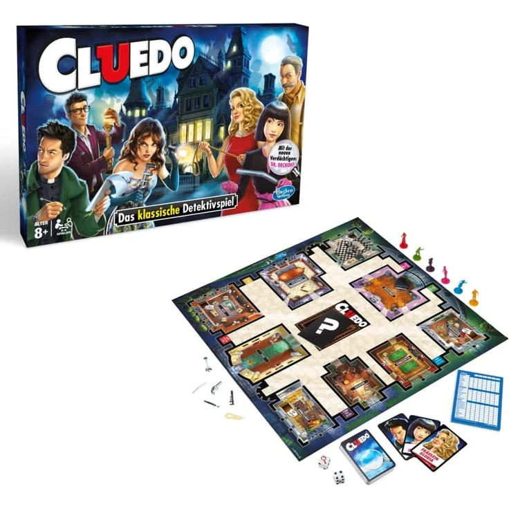 Hasbro Cluedo Detektivspiel – Bild 2