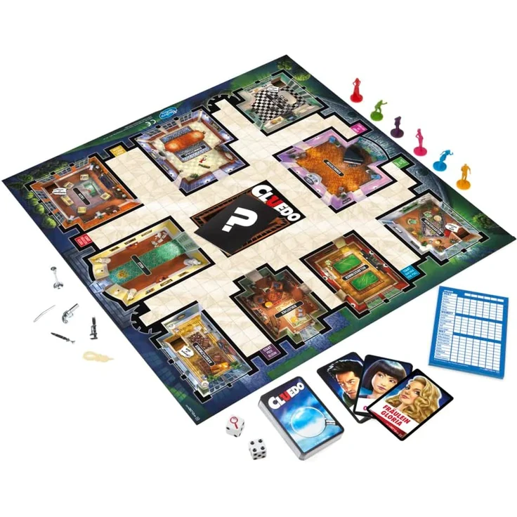 Hasbro Cluedo Detektivspiel – Bild 3