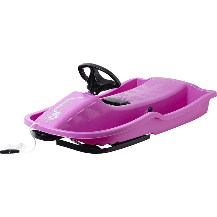 STIGA Kinder Snowpower-Steering Sledge, Rosa,Einheitsgröße - Preisvergleich