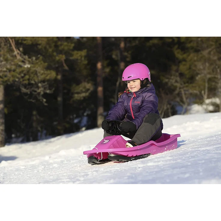 STIGA Kinder Snowpower-Steering Sledge, Rosa,Einheitsgröße - Preisvergleich – Bild 5