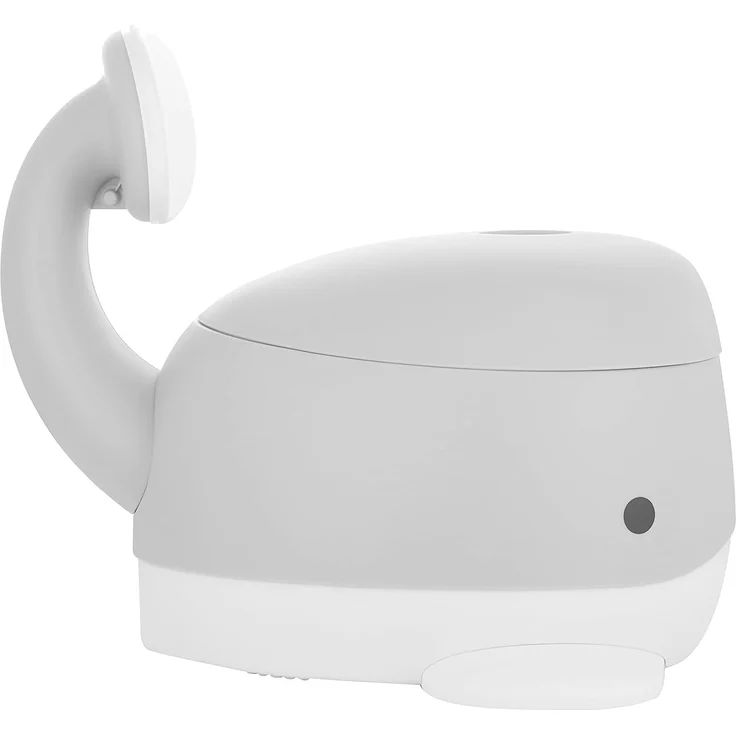 Kindsgut Kinder-Töpfchen, Babytopf WC/Klo, kinderfreundliches Wal-Design und dezente Farben, Toiletten-Training, Hellgrau – Bild 6