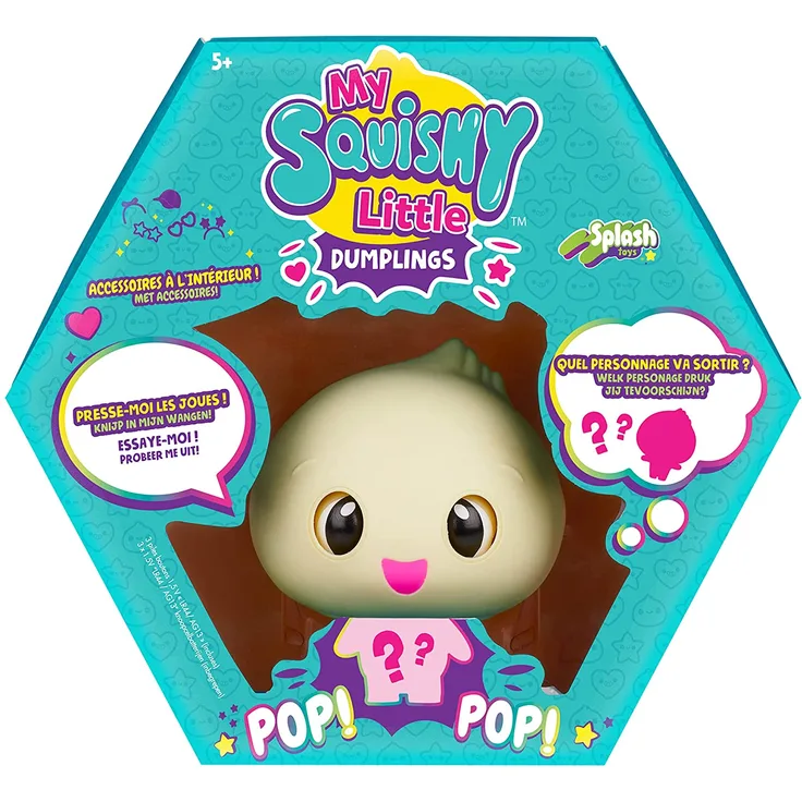 Splash Toys 31701A My Squishy Little Dumplings Blue Boxe, Türkis