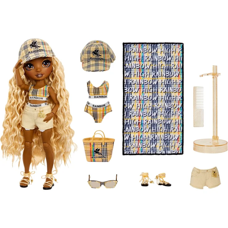 Rainbow High Pacific Coast Fashion Doll-Harper Dune (sand) – Bild 2