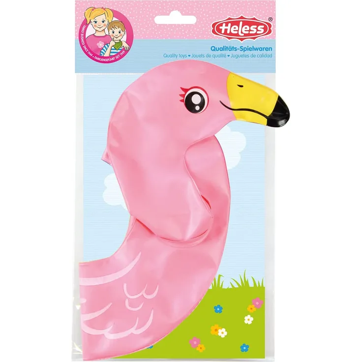 Heless 990 - Schwimmring für Puppen Flamingo Ella, Größe 35 - 45 cm