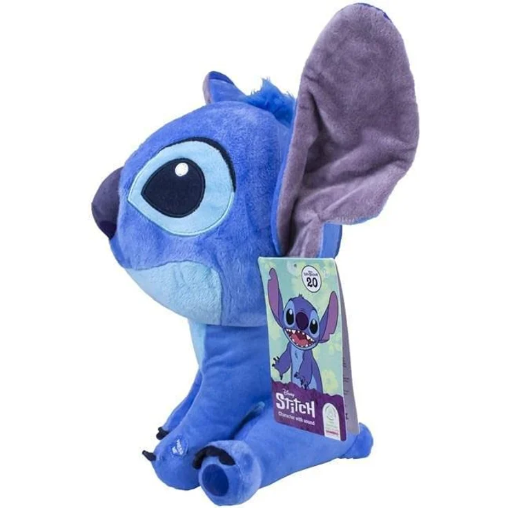 Disney Plüschfigur: Stitch mit Sound (28 cm) – Bild 2