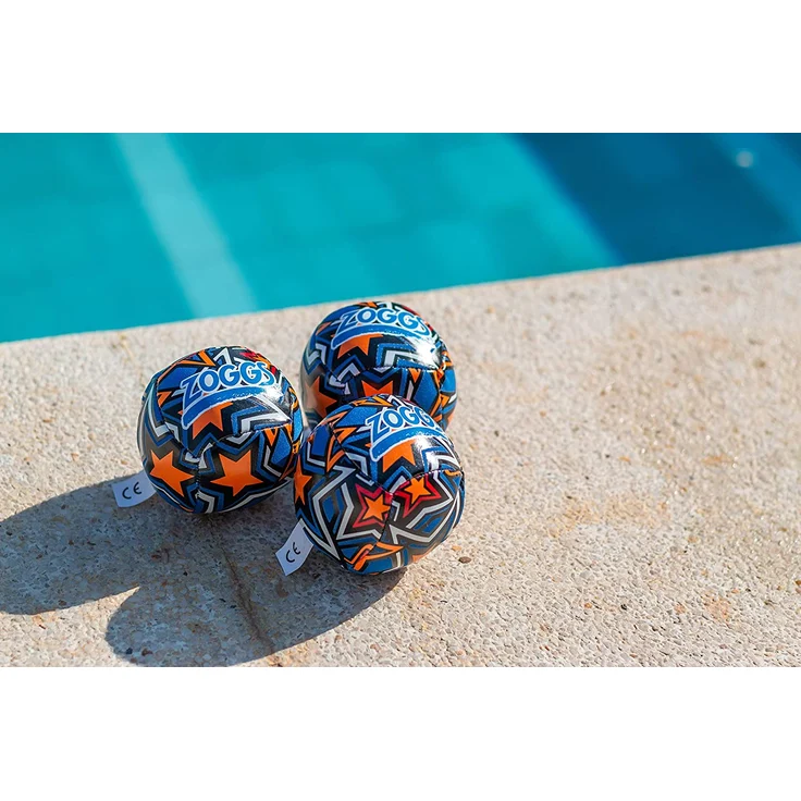 Zoggs Unisex-Youth Splash Balls Pack of 3, Mehrfarbig - Mehrfarbig, 3.5 inch Each – Bild 4