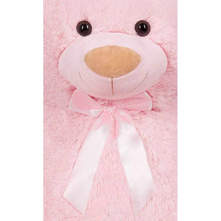 Teddybär mit Schleife 100 cm groß Stofftier Plüschtier Kuscheltier – Bild 4