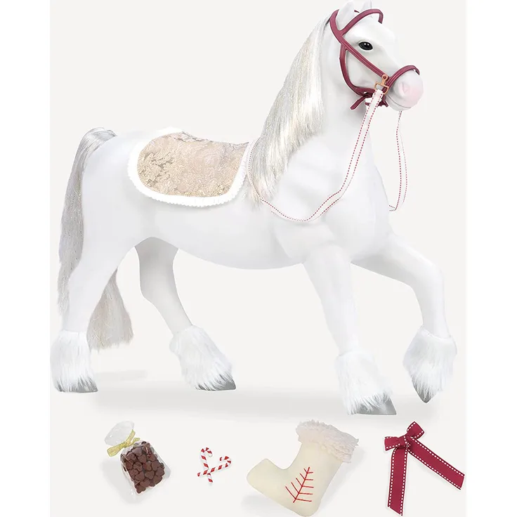 Our Generation - Weihnachts Pferd - Clydesdale Horse für Puppe 46 cm