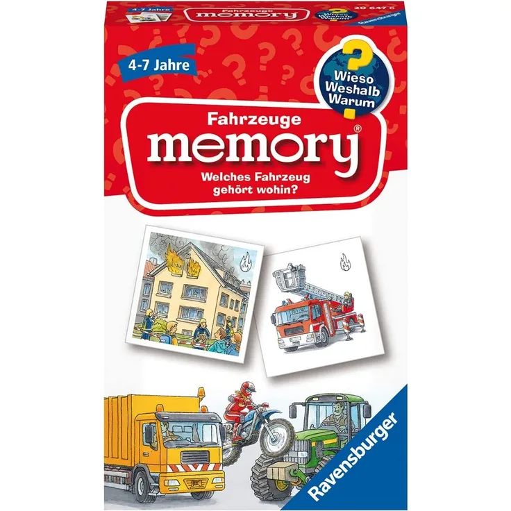 Ravensburger - Wieso? Weshalb? Warum? Fahrzeuge memory