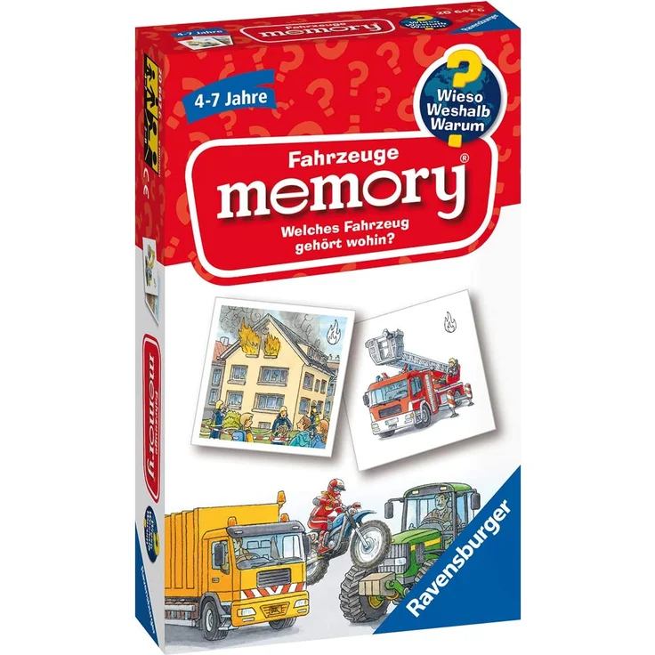 Ravensburger - Wieso? Weshalb? Warum? Fahrzeuge memory – Bild 2