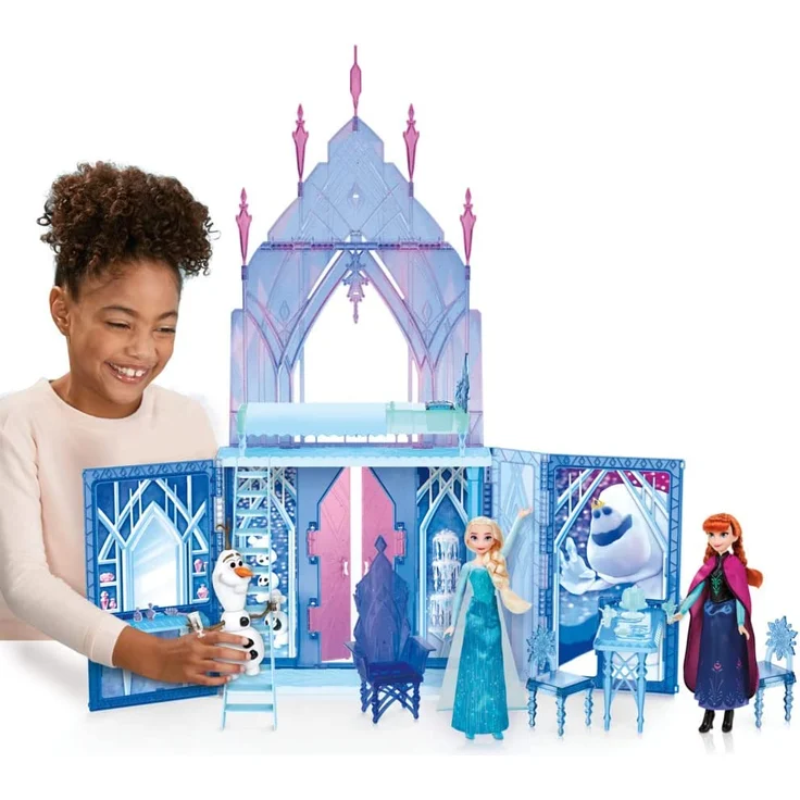 Disney Die Eiskönigin 2 Elsas Eispalast für unterwegs, Schloss-Spielset für Kinder ab 3 Jahren - Preisvergleich – Bild 3