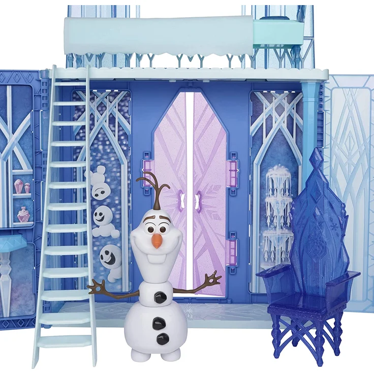 Disney Die Eiskönigin 2 Elsas Eispalast für unterwegs, Schloss-Spielset für Kinder ab 3 Jahren - Preisvergleich – Bild 9