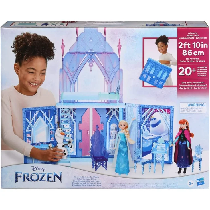 Disney Die Eiskönigin 2 Elsas Eispalast für unterwegs, Schloss-Spielset für Kinder ab 3 Jahren - Preisvergleich – Bild 2