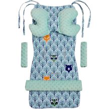 Universal Sitzauflage Für Kinderwagen & Buggy 67x38cm - Baumwolle Rosa