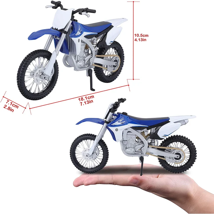Maisto 1:12 Yamaha YZ450F WB blue - 5-13021 – Bild 4
