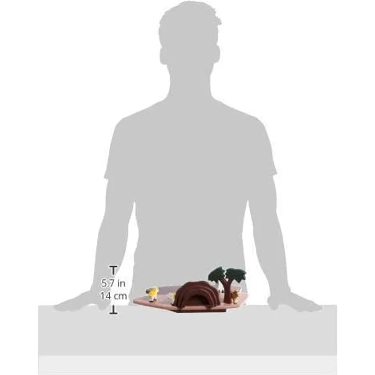 Small foot 1839 - Weihnachtskrippe mit Figuren, Holz, 20-teilig, bunt, Höhe 13cm – Bild 4