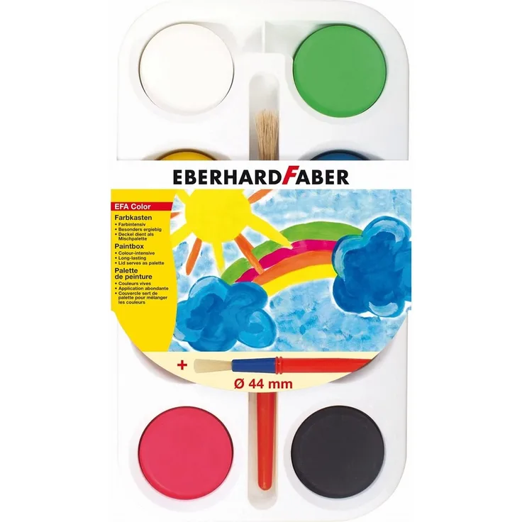 Farbkasten 8er mit 44mm Farbtabletten - EBER 577008